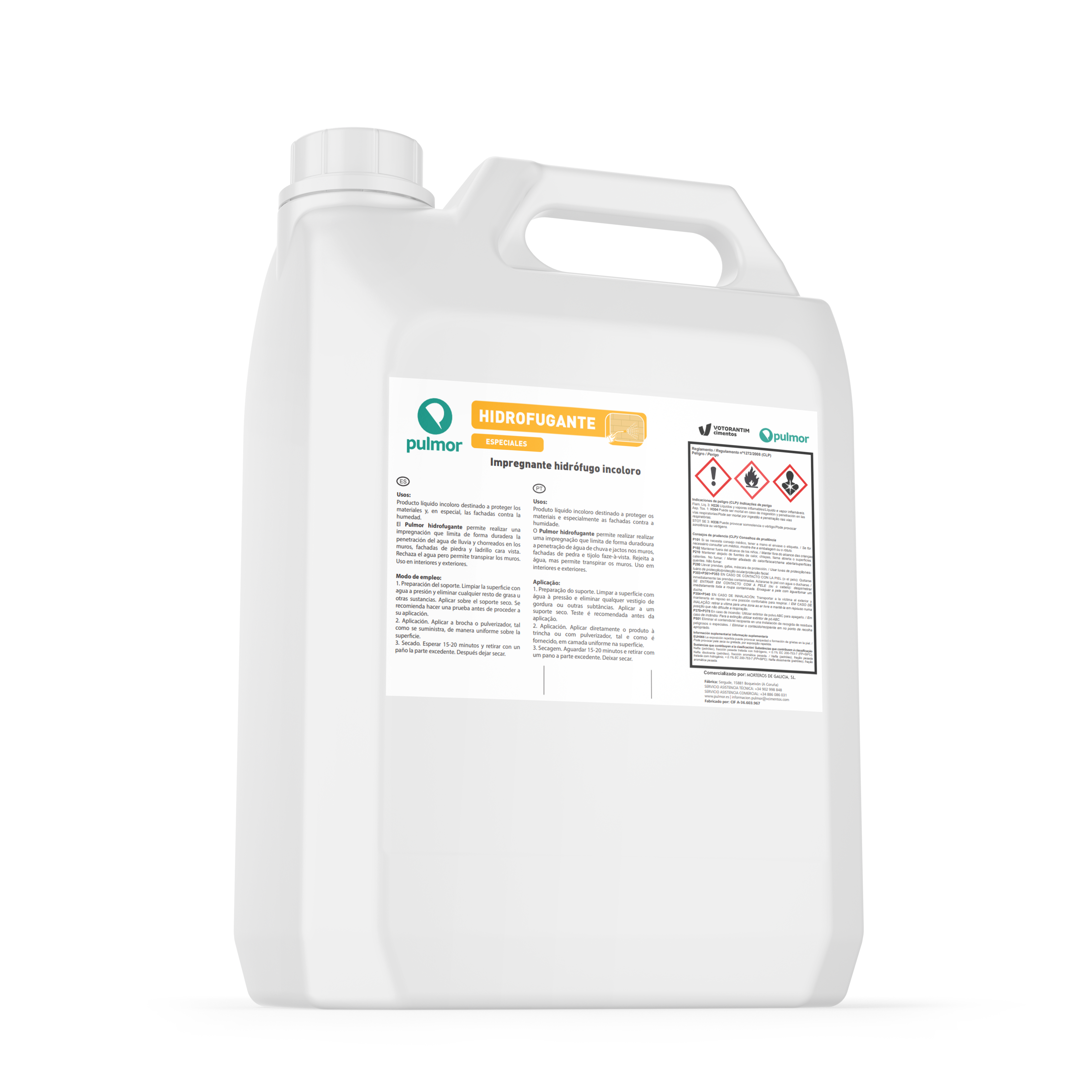 Pulmor Hidrofugante - Hidrofugante incolor impermeável