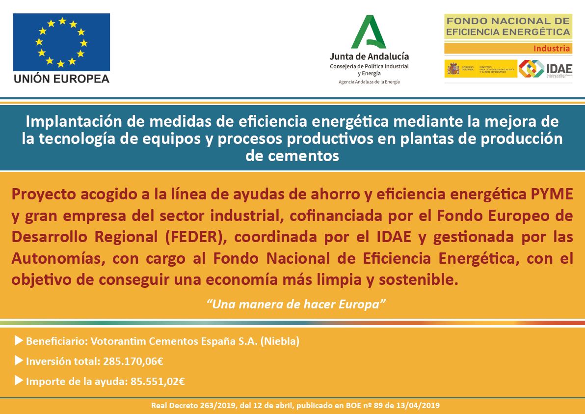 Implantación de medidas de eficiencia energética, Fábrica de Niebla Implantación de medidas de eficiencia energética, Fábrica de Niebla